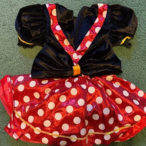 Disney Red and Black Polka Dot Kids Costume - Picture 4 of 6